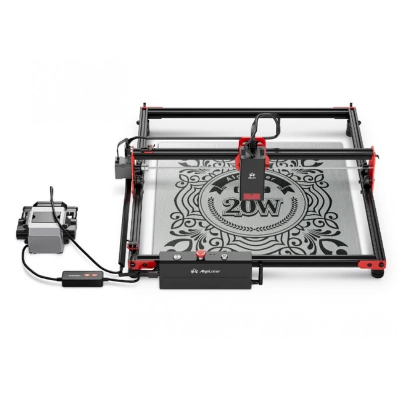 AlgoLaser DIY kit, 20 Watt WiFi-s lézergravírozó és vágó