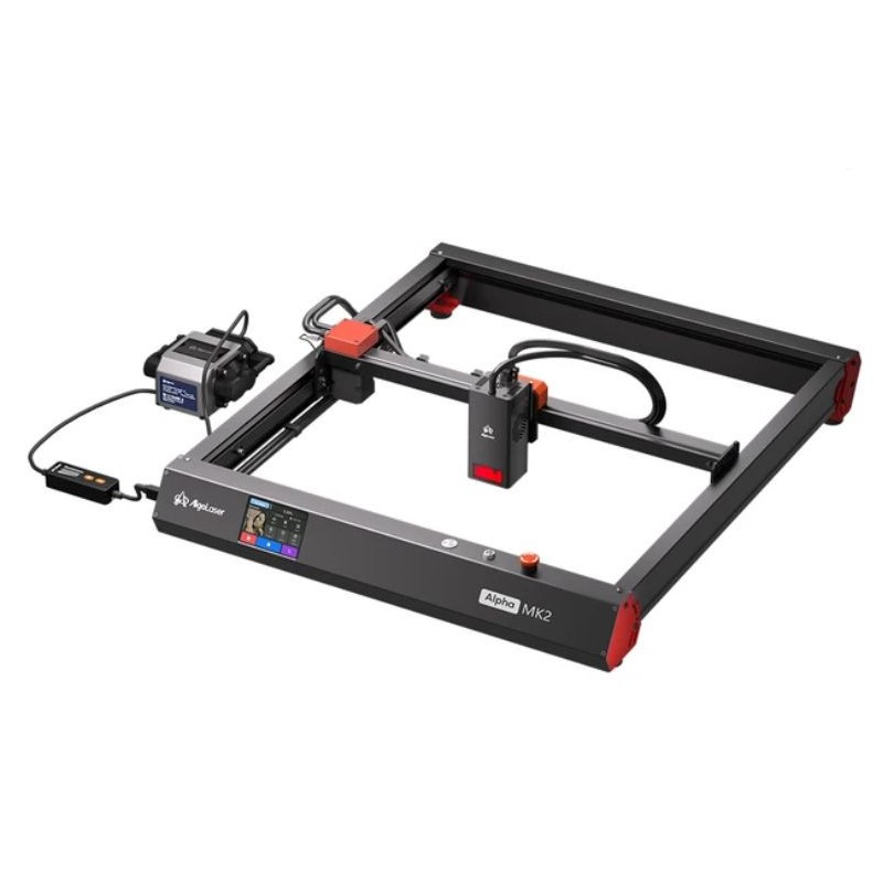 AlgoLaser Alpha MK2 20Wattos lézergravírozó LCD ijelzővel.