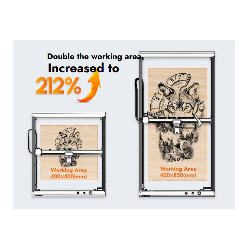 Bővítőkeret Algolaser Alpha lézergravírozóhoz 40 x 85 cm