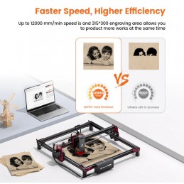 AlgoLaser DIY kit MINI, 5 Watt WiFi-s lézergravírozó és vágó