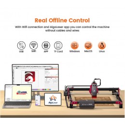 AlgoLaser DIY kit MINI, 5 Watt WiFi-s lézergravírozó és vágó