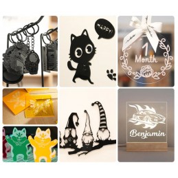 AlgoLaser DIY kit MINI, 5 Watt WiFi-s lézergravírozó és vágó