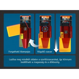 Akril biztonsági burkolat Ortur Laser Master 2 lézerfejhez