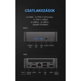 Mini PC – Irodai, Otthoni, Multimédiás Használatra, Win 10 Pro