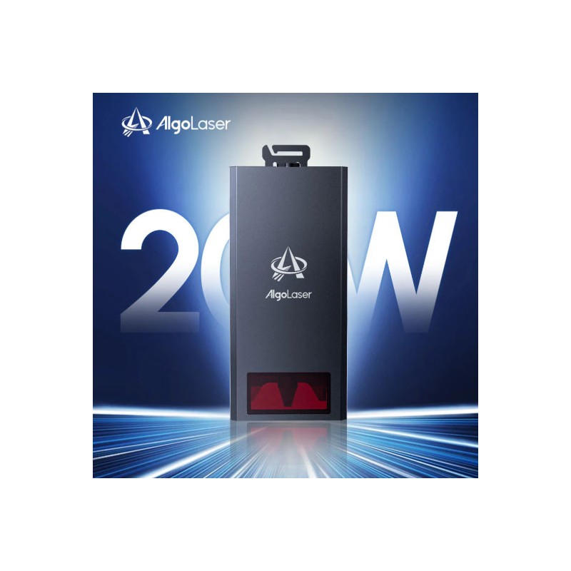 20 Wattos lézerfej, Ortur és AlgoLaser lézergravírozóhoz.