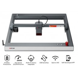 OLM 3 Lézergravírozó 40W lézerfejjel, lábakkal, kompresszorral
