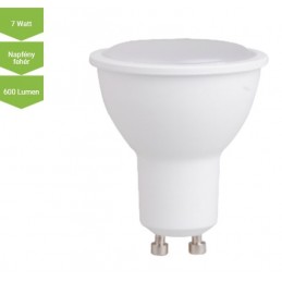 LED lámpa GU10 7 Watt SMD 560 Lm 120° opál DW Napfény fehér
